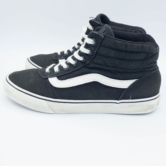 Old Skool Van's High top Black Women's Size 7 - Picture 6 of 7